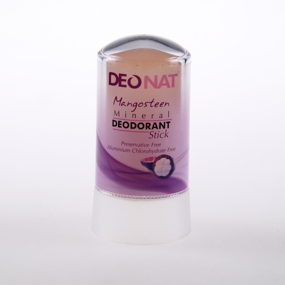 Дезодорант из алюмокалиевого квасца с соком мангостина (розовый стик)