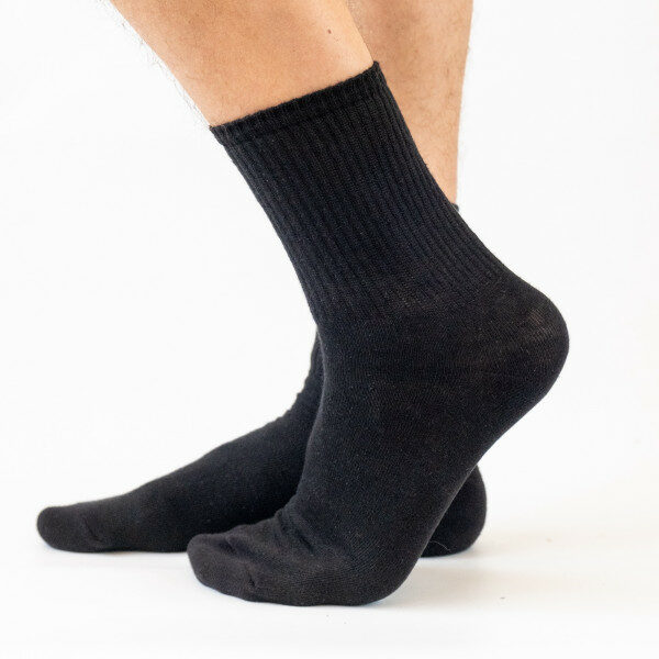Черные носки из конопли